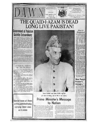 Photo by Niaz Muhammad: It's the death anniversary of Quaid e Azam Muhammad Ali Jinnah