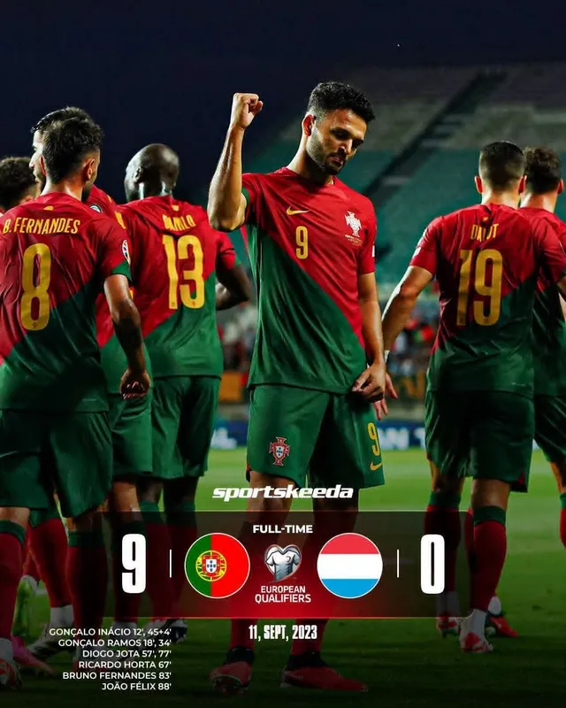 Photo by Niaz Muhammad: Did you know Portugal made history after scoring 9 goals against Luxembourg, the most goals scored by Portugal XI in it'